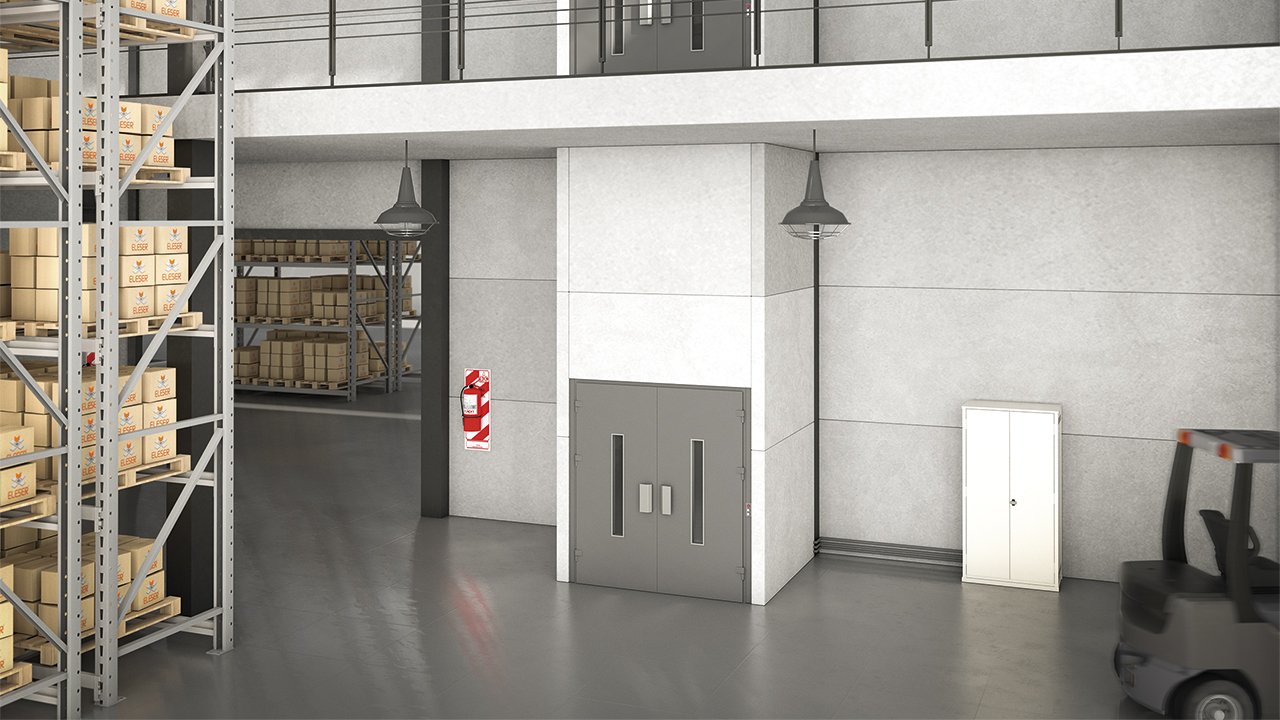 goods lift design